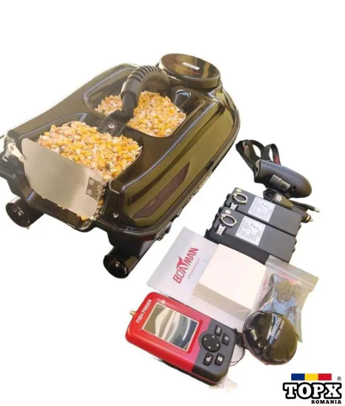 Barcuta profesionala de pescuit cu doua motoare navomodel Top Pesti