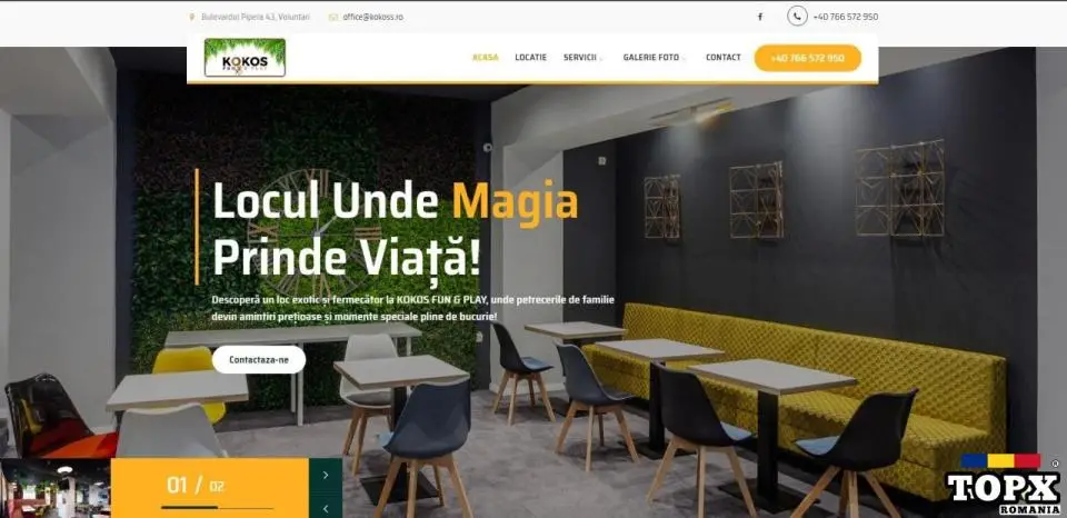 Kokoss, loc de joaca si petreceri pentru copii din Bucuresti