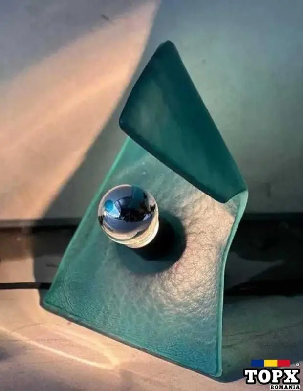 Veioza MCM Art Deco  De Majo  sticlă Murano  vintage de lux  rar