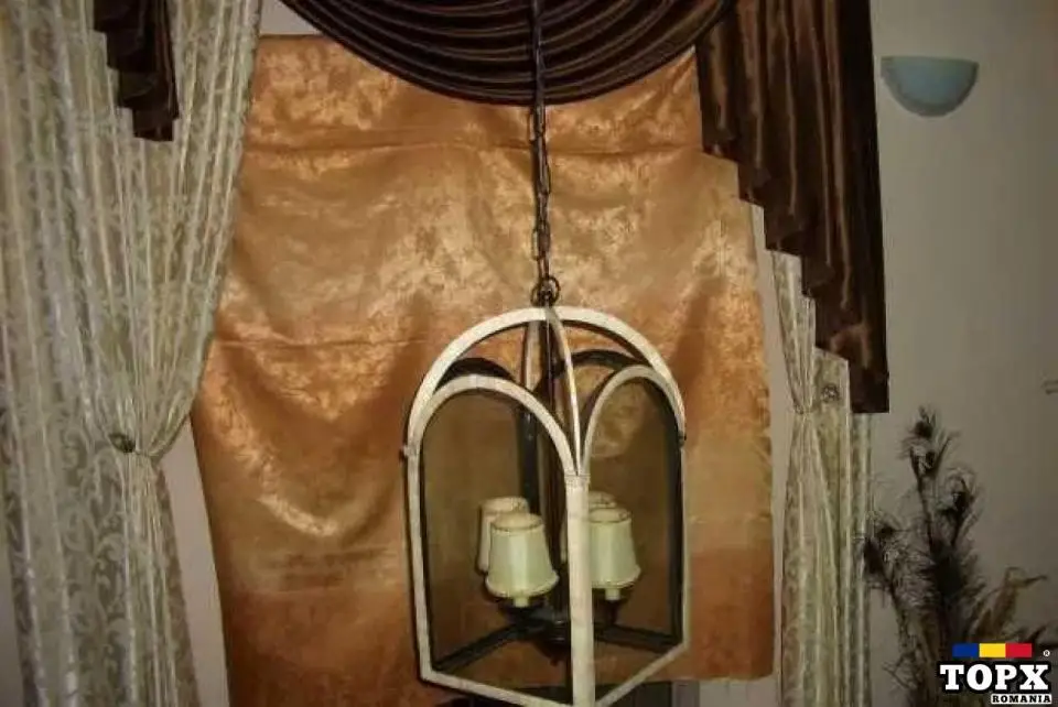 Lustra candelabru Art Deco Colonial  dimensiuni ample  vintage