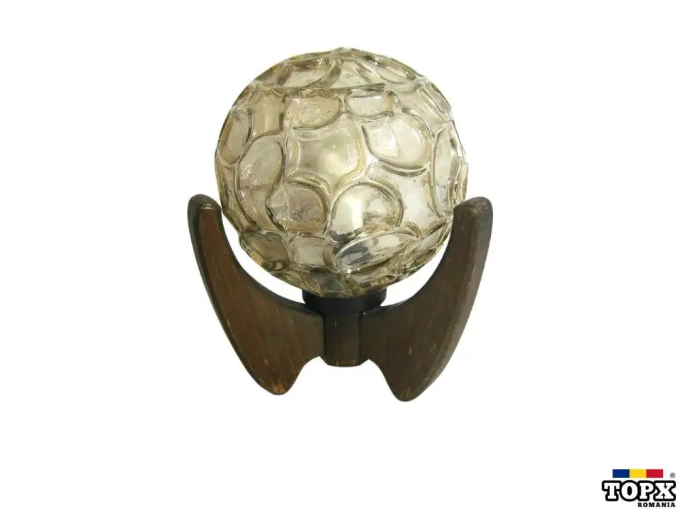 Veioza Doria  Art Deco MCM  sticlă Murano  vintage