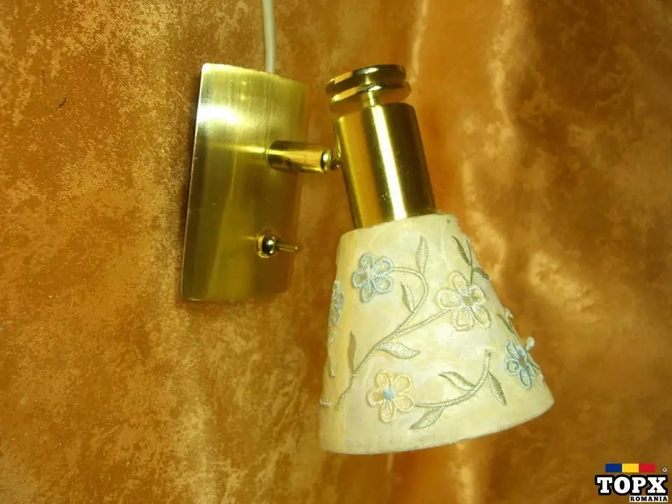 Aplica electrica Art Deco Mid Century Modern alama  vintage