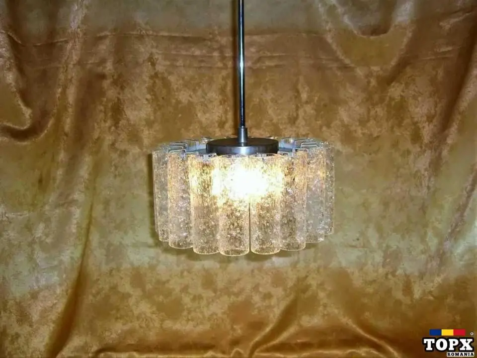 Lustra  Mid Century Modern  Art Deco Murano by Venini Doria ultra lux