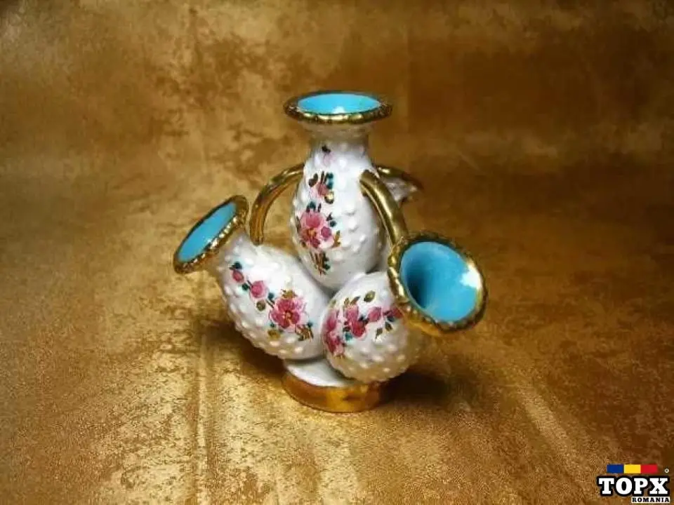 Mini vaza Majolica Italia  colectie  vintage