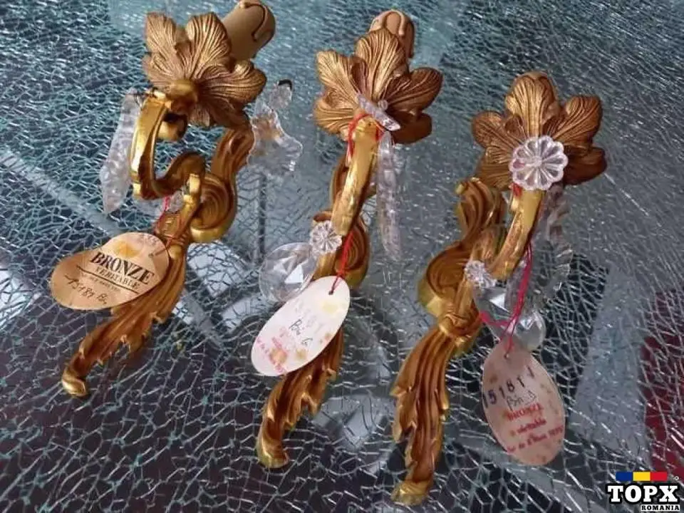 Aplice bronz 3  Lucien Gau  Empire  Versailles  vintage