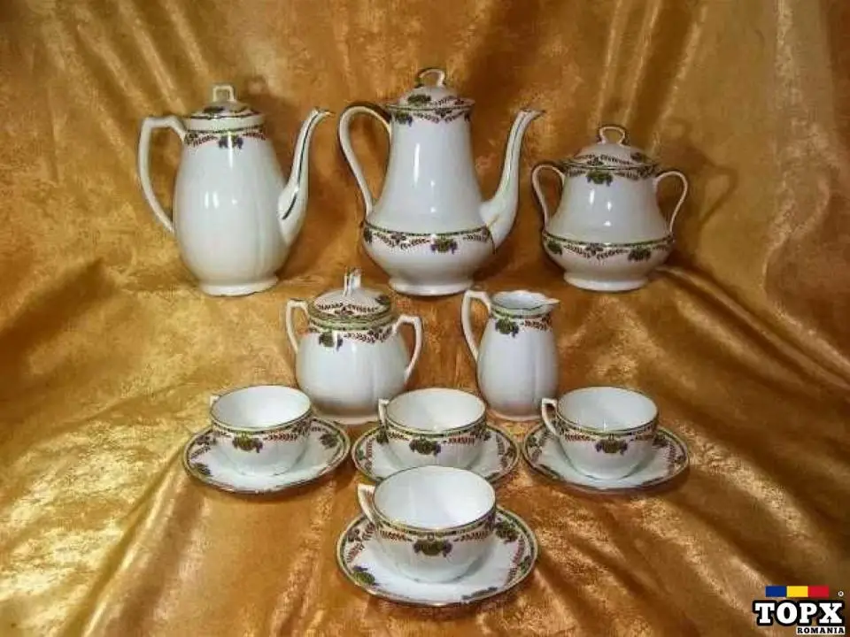Set portelan Limoges  ceai cafea  colectie  vintage