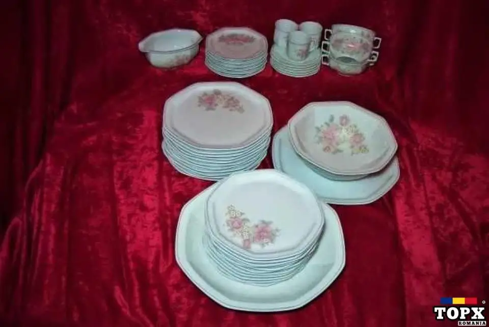 Set portelan Limoges deluxe  Art Deco floral  colectie  cadou  vintage