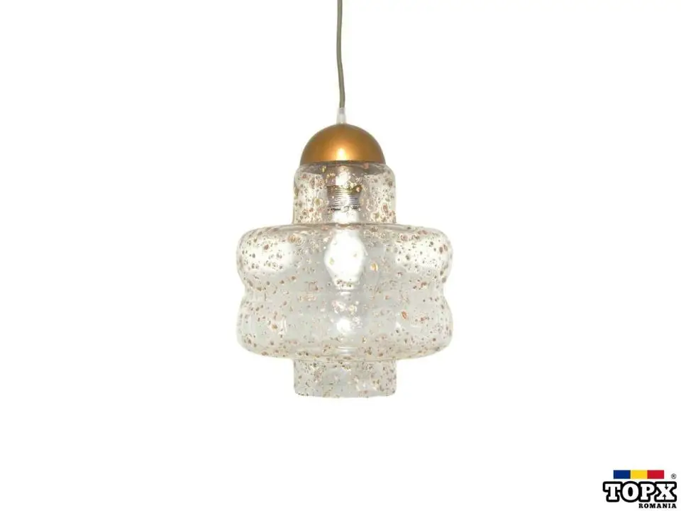 Lustra Doria Mid Century Modern Art Deco  sticlă Murano  vintage