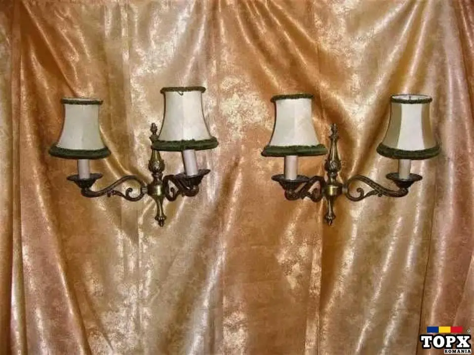 Aplice alama patinata stil Baroc  vintage