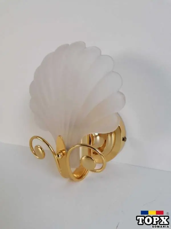 Aplică Art Deco  Hollywood Regency  Gatsby  sticlă Murano  vintage