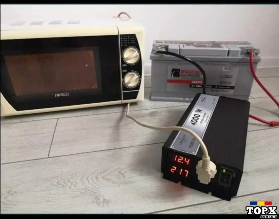 INVERTOR SINUS PUR inverter 24 V -220 V  4000 W tir  camion  casa