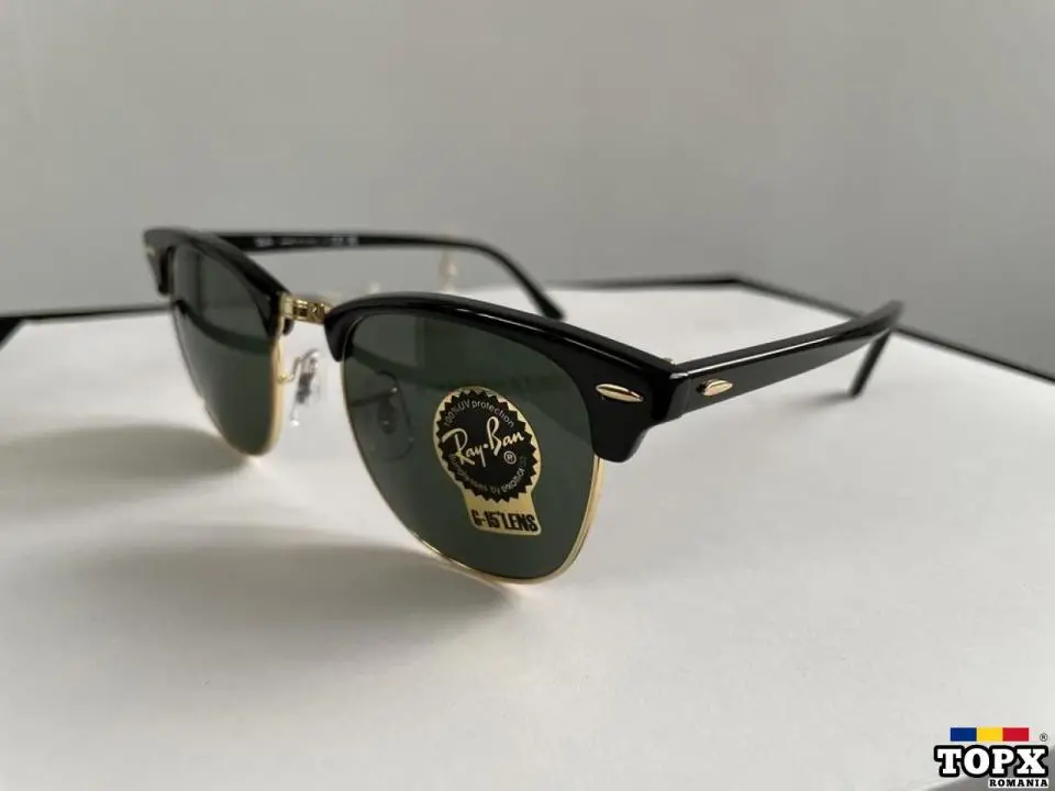 Ochelari de soare unisex Clubmaster Ray-Ban RB3016 W0365 - 2