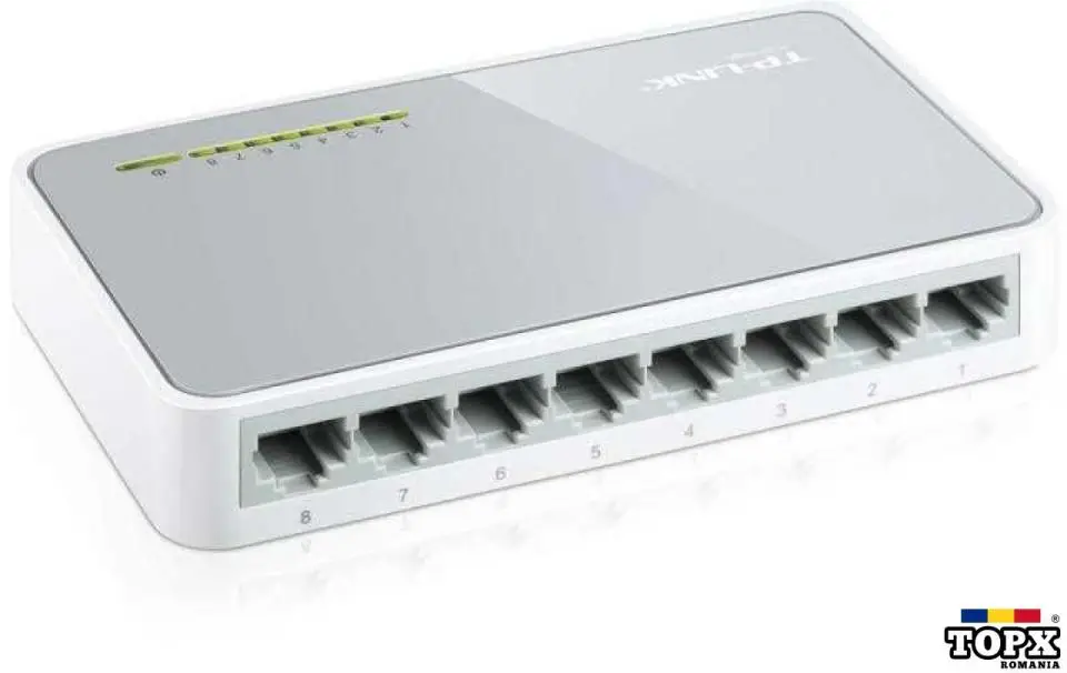 SWITCH TP-LINK 8 Porturi 10/100Mbps  Carcasa Plastic TL-SF1008D