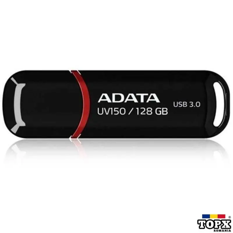 MEMORIE USB 3.2 ADATA 128 GB  Negru  "AUV150-128G-RBK