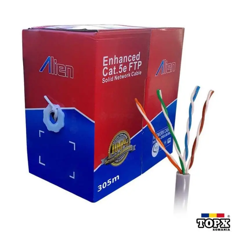Cablu FTP CAT5E Alien CCA ( Aluminiu Cuprat ) 305M