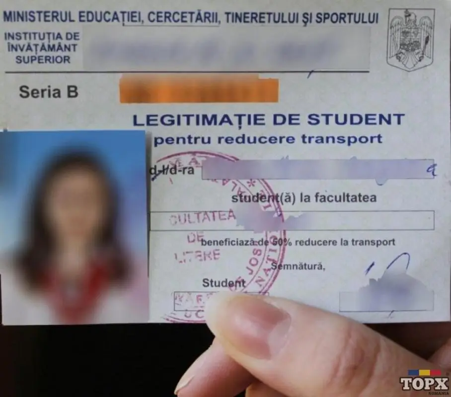 Legitimatie de student pierduta