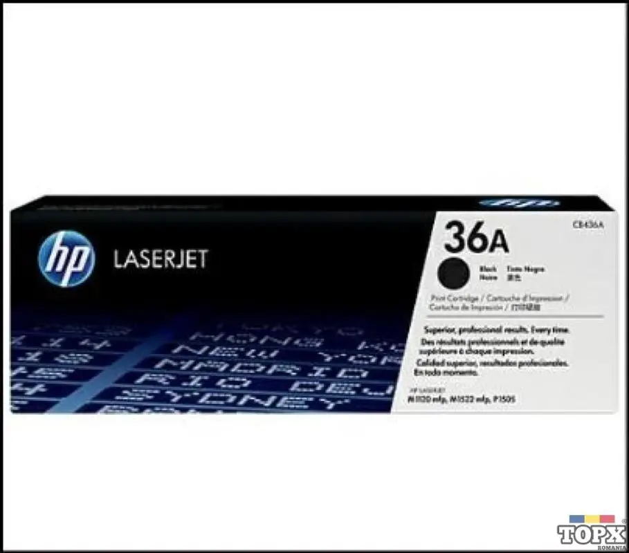 Cartus toner HP, CB436A (36A), original, sigilat