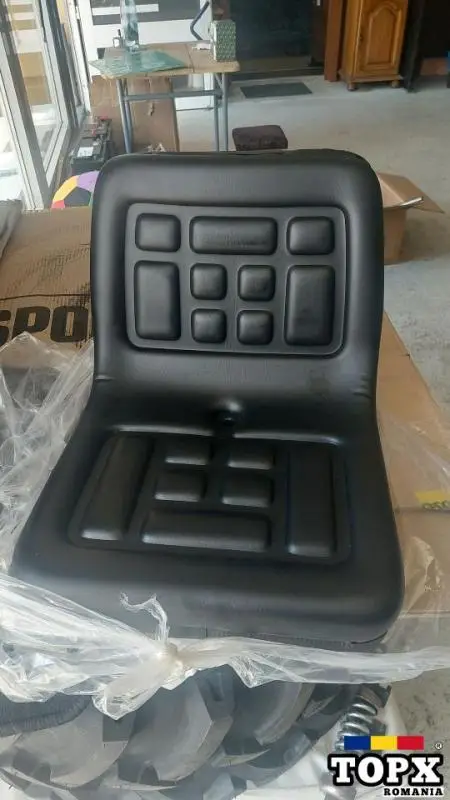 Scaun stivuitor cu șină de reglaj