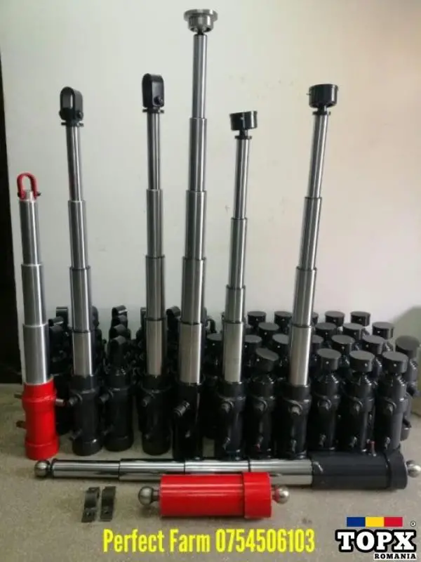 Cilindru telescopic remorca