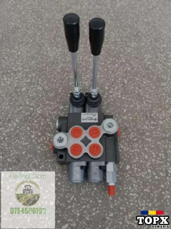 Distribuitor doua manete hidraulic