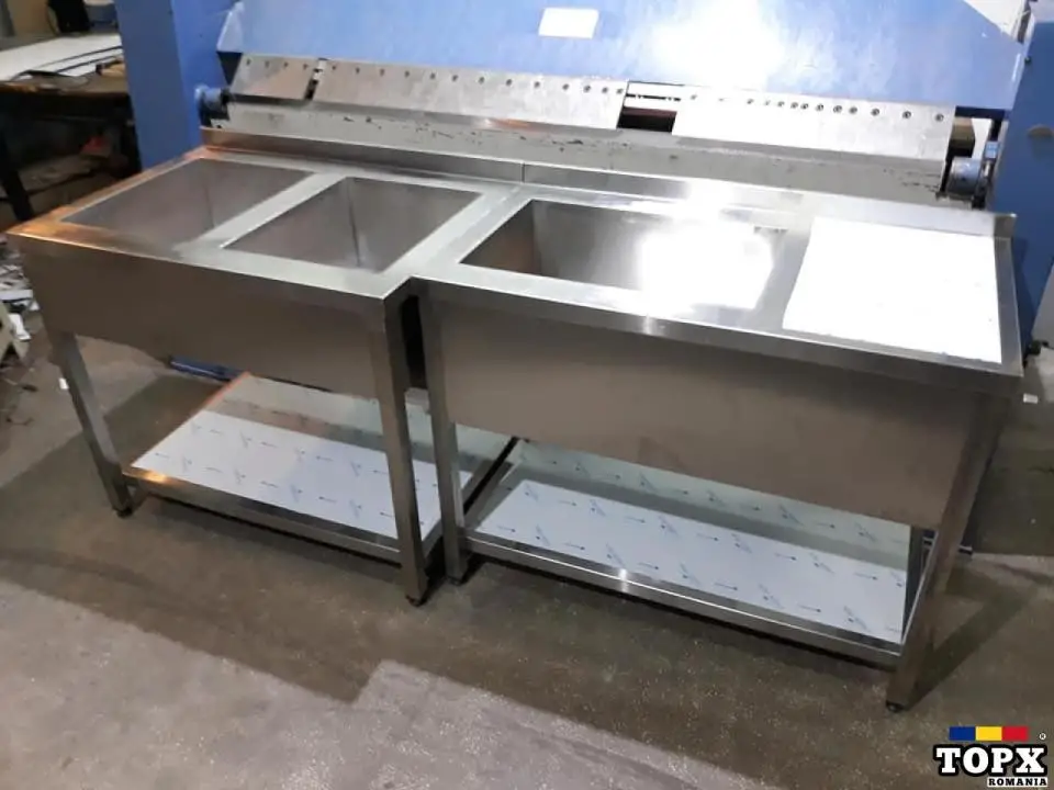 SPALATOR inox 1 cuva / SPALATOR inox 2-3-4-5 Cuve / SPALATOARE Stoc / HORECA BUCURESTI - 3