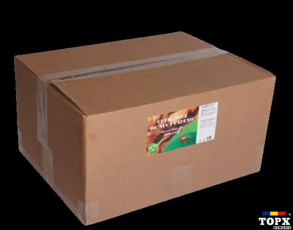 Miez de nucă cafeniu,  cutie 10 kg