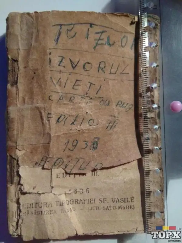 Carte de rugaciuni Izvorul Vietii editia 3 anul 1936