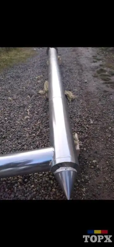 Horn din inox dublu izolat nou