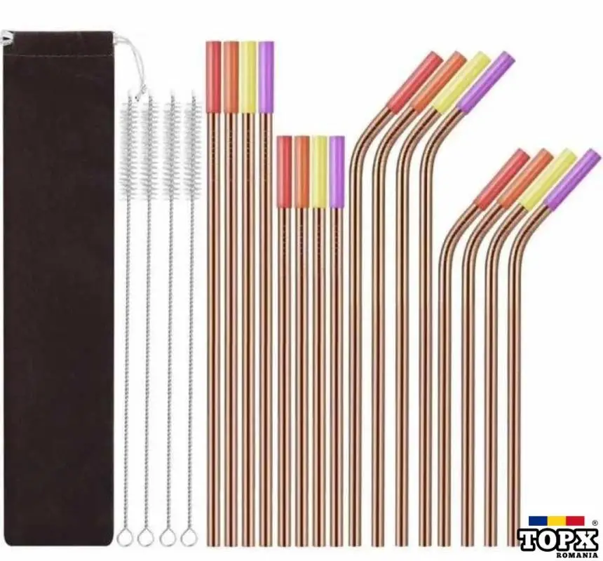 Set de 16 paie reutilizabile si 4 perii de curatare Otes