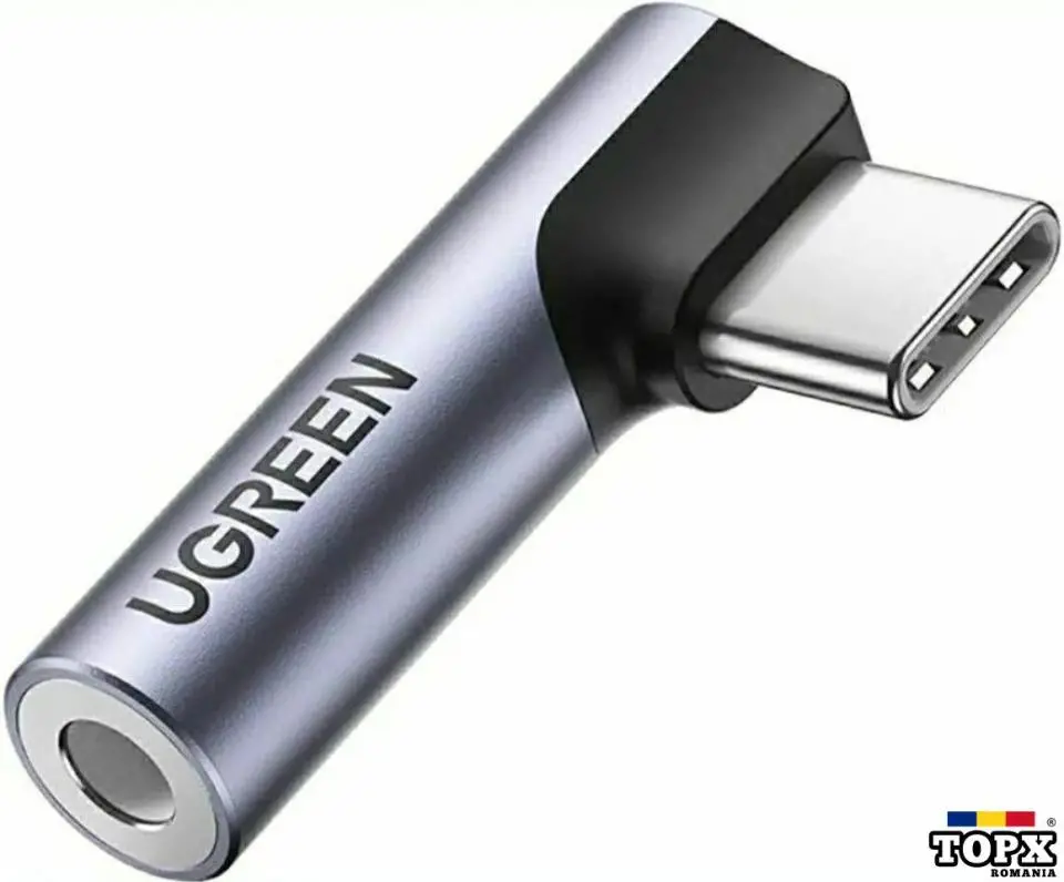 Adaptor audio USB-C la mini jack de 3 5 mm