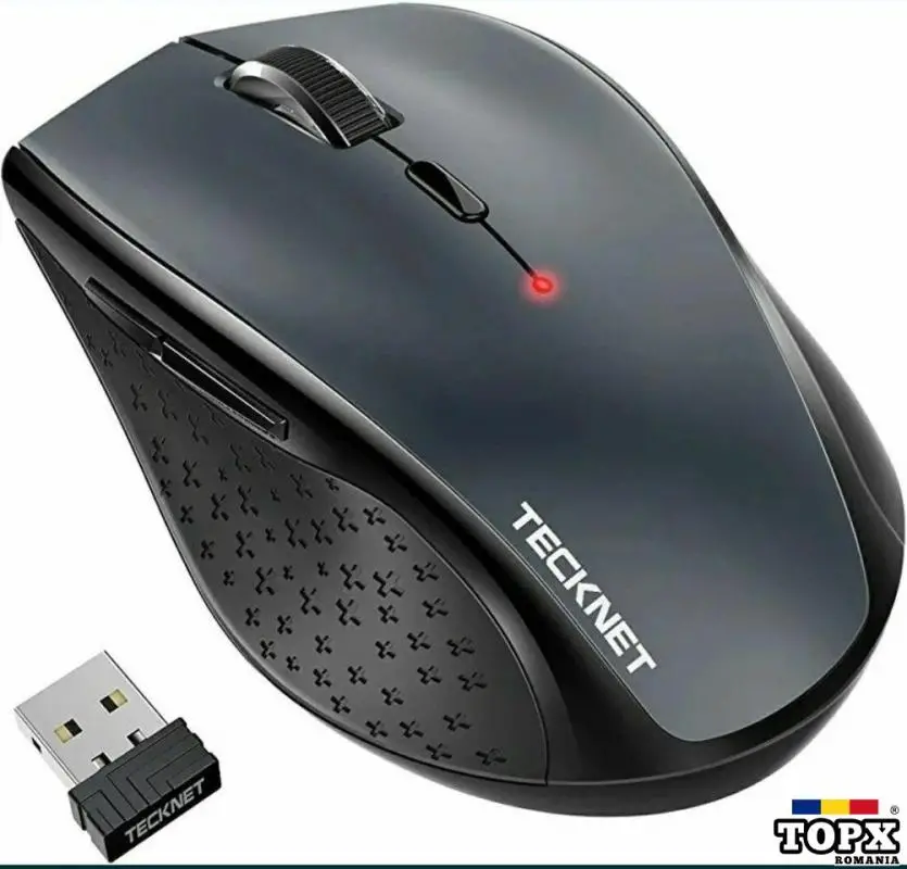 Mouse gri Tecknet