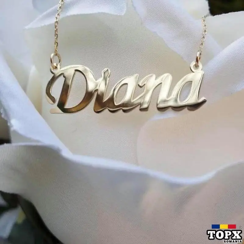 Lant Aur 14k cu nume la alegere model ARJEWELS