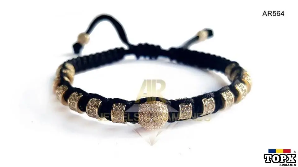 Bratara AUR 14 K Unisex model nou ARJEWELS&DIAMONDS (AR564)