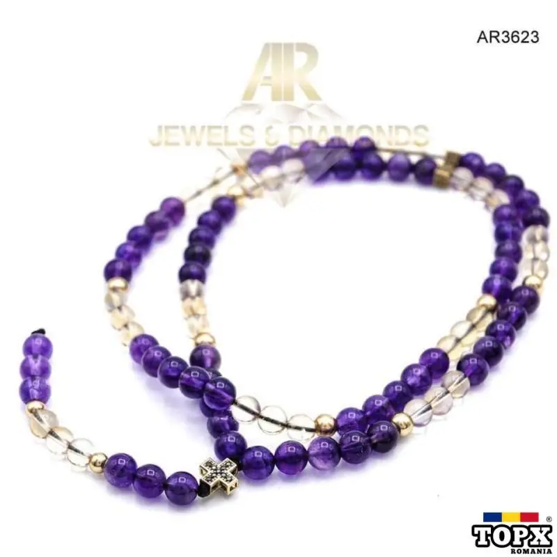 Rozariu Lant Colier Aur 14 K model nou ARJEWELS(AR3623)