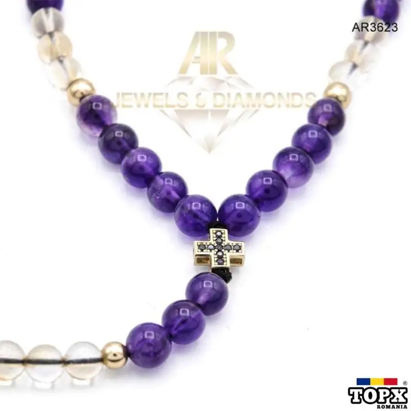 Rozariu Lant Colier Aur 14 K model nou ARJEWELS(AR3623) - 2