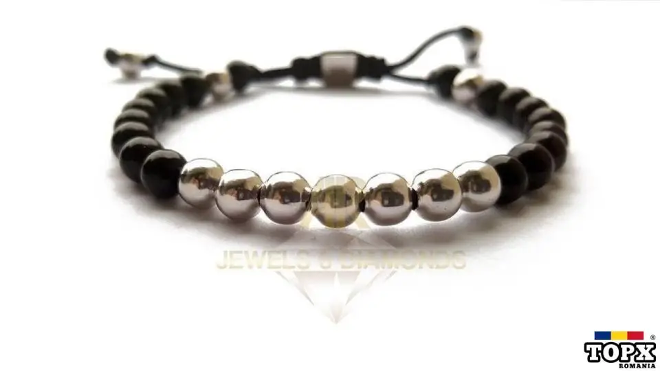 Vand bratara AUR ALB 14 K 4.71 gr model nou deosebit ARJEWELS