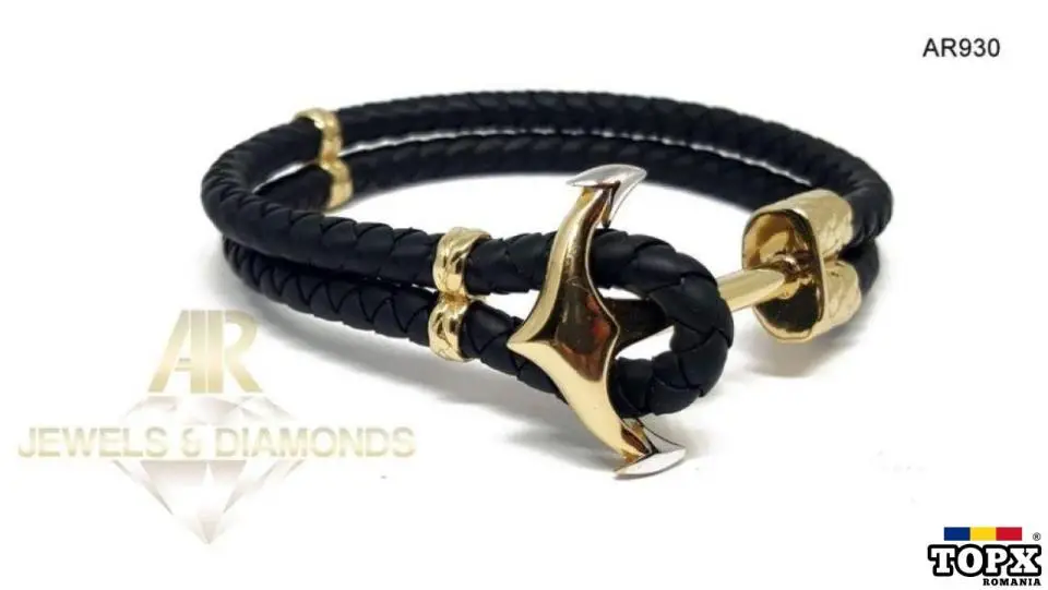 Vand bratara AUR 14 model nou deosebit ARJEWELS(AR930)