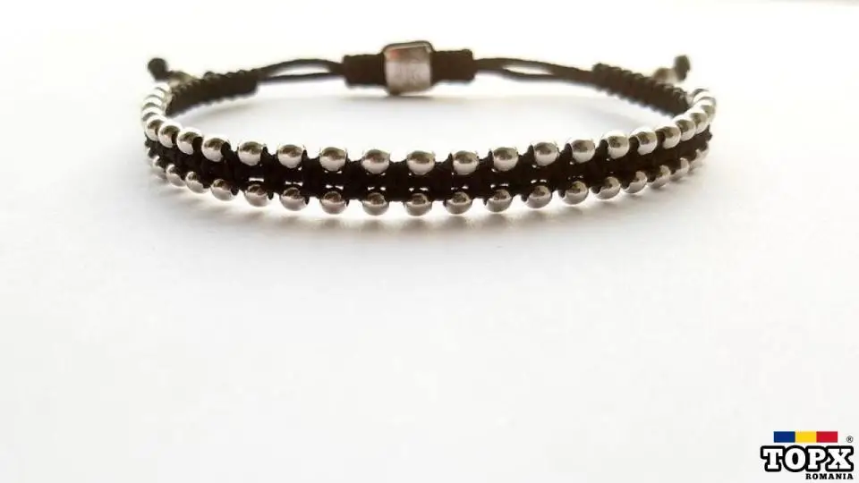 Vand Bratara AUR Alb 5.57 gr model deosebit AR JEWELS reglabil