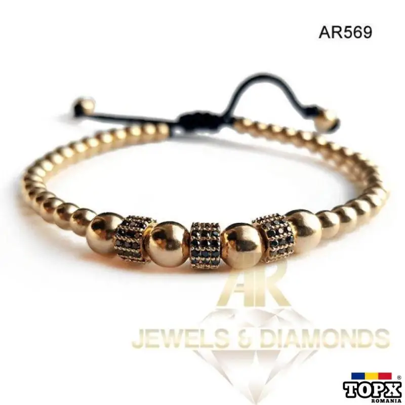 Bratara AUR 14 K Unisex 8.77 Gr model nou ARJEWELS(AR569) - 2455 RON