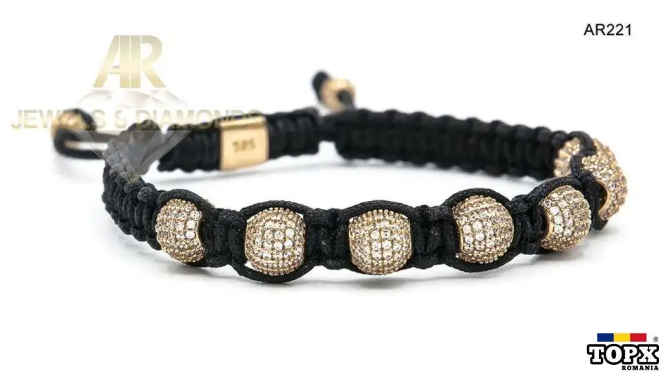 Bratara Aur 14 K model nou unisex ARJEWELS(AR221)