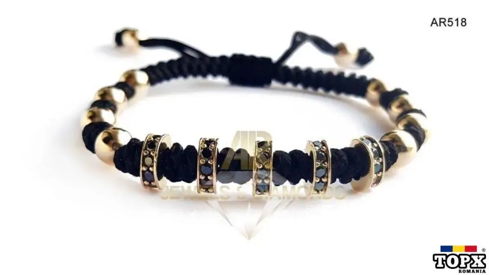 Vand bratara AUR 14 K 7.14 gr model nou deosebit ARJEWELS(AR518)