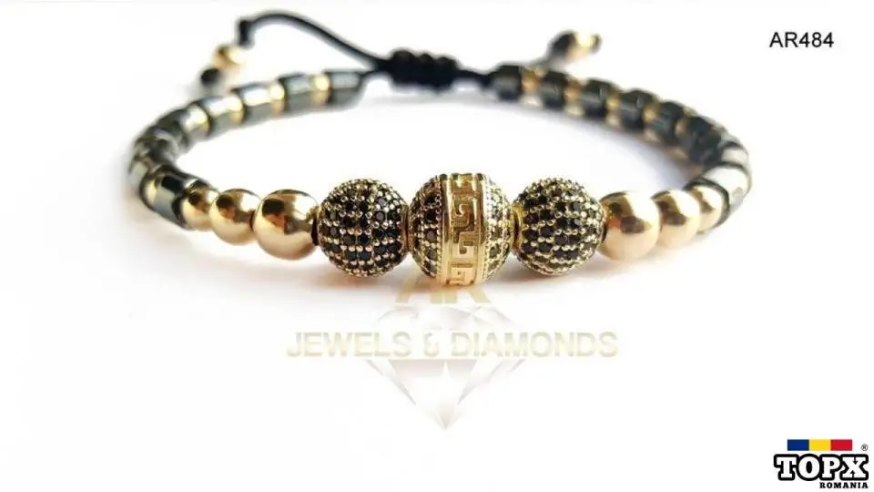 Vand bratara AUR 14 K 8.20 grame model nou deosebit ARJEWELS(AR484)