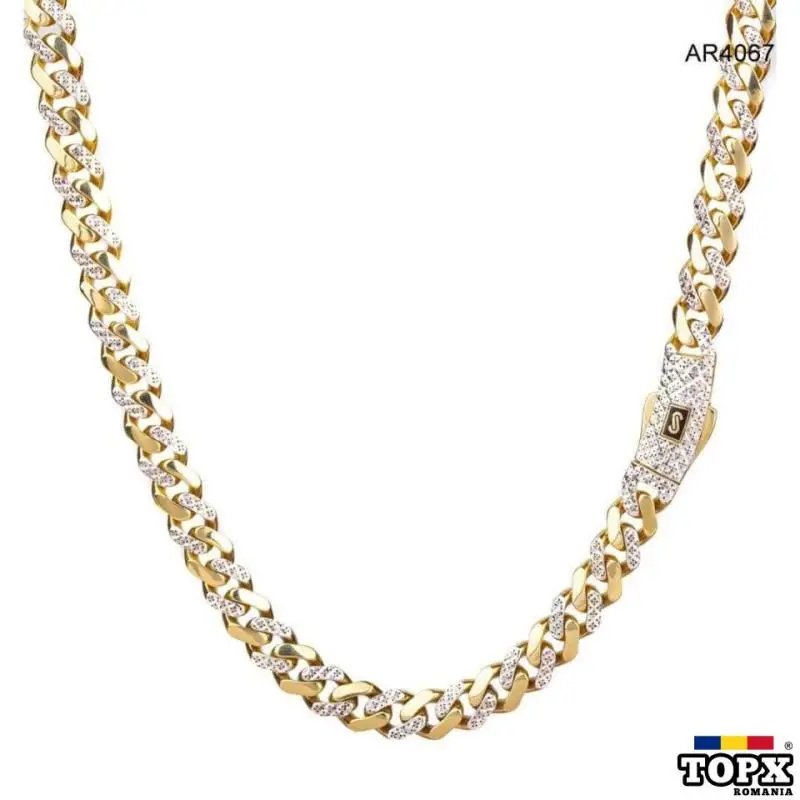 Lant Aur 14K Cuban Monaco Chain  ARJEWELS [AR4067]