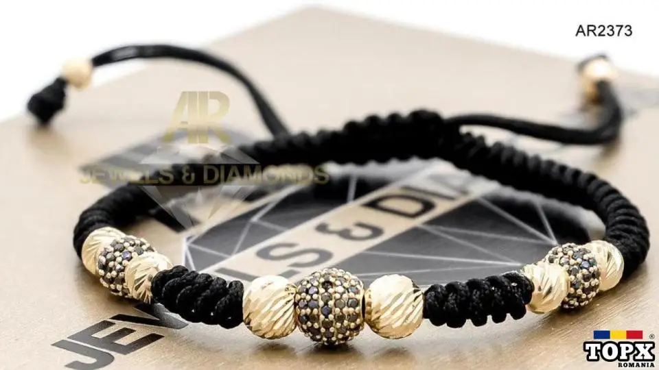 Bratara Aur 14 K model nou unisex ARJEWELS&DIAMONDS(AR2373)