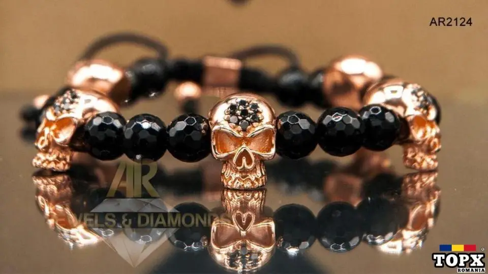 Bratara Aur Rose Skull Collection ARJEWELS model nou AR2124