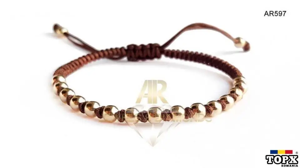 Vand bratara AUR 14 K 2.41 gr model nou ARJEWELS(AR597)