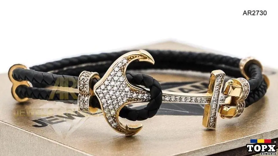 Bratara Aur 14 K model nou unisex ARJEWELS&DIAMONDS(AR2730)