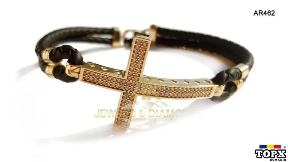 Vand bratara AUR 14 model nou deosebit ARJEWELS(AR462)