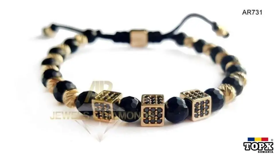 Bratara AUR 14 K 5.50 gr model nou ARJEWELS&DIAMONDS (AR731)