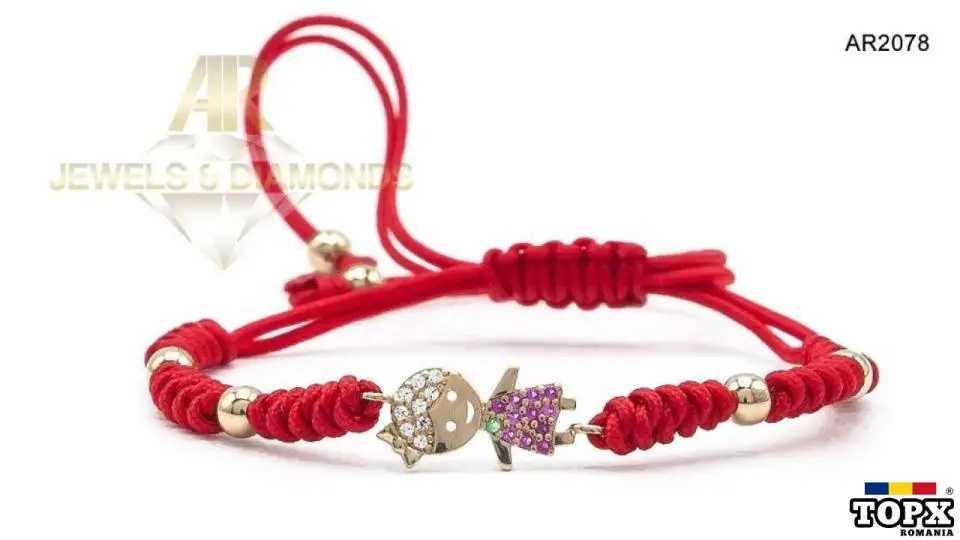 Bratara AUR 14 K UNISEX pentru copii sau nou nascuti AR2078